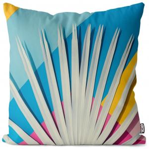 VOID Palm Trees Летний дизайн Чехол на подушку Полиэстер Водонепроницаемая подушка для улицы и дома Размер: 80 x 80 см