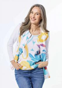 Кардиган GOLDNER Jerseyjacke, белый