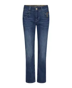 Темно-Синие джинсы с высокой талией Mos Mosh, синий