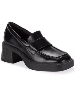 Женские лоферы Meigann на блочном каблуке Wild Pair, черный