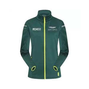 Зеленая женская куртка из софтшелла официальной команды F1 Aston Martin, зеленый