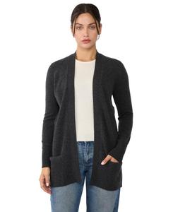 Женский кардиган из 100% кашемира | Длинный кардиган JENNIE LIU, Dark charcoal