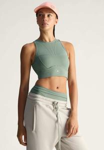 Бюстгальтер Adidas by Stella McCartney TRAINING CROP, Stone Green/Green