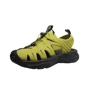 Треккинговые ботинки мужские черные TOREAD, флуоресцентный желтый