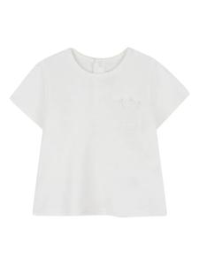 Украшенная футболка Chloé Kids, белый