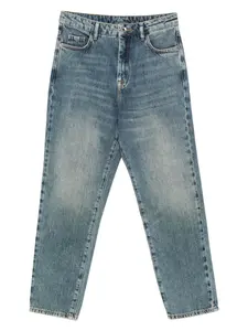 Прямые джинсы с завышенной талией Patrizia Pepe, синий