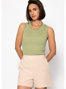 Тканевые шорты SASSYCLASSY, бежевый