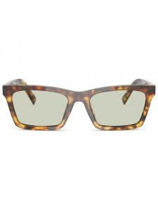 Miu Miu Eyewear солнцезащитные очки в квадратной оправе, коричневый