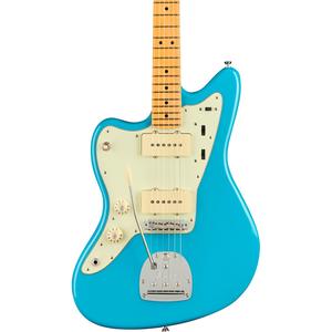 Электрогитара Fender American Professional II Jazzmaster Maple с накладкой для левой руки, цвет Майами синий
