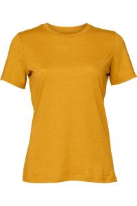 Футболка свободного кроя из джерси Bella + Canvas для женщин и женщин, горчично-желтый