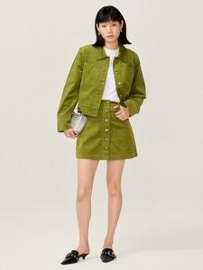 Куртка Milly из вельвета OMNES, Moss Green