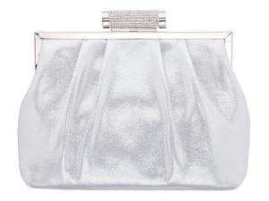 Клатч Nina Dorian Clutch, серебристый металлик