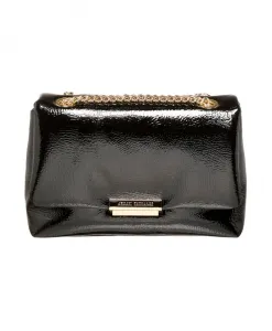 Сумка через плечо с металлическими деталями Armani Exchange, черный