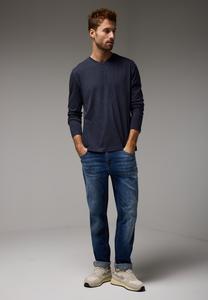 Футболка с длинным рукавом Street One MEN, темно-синий