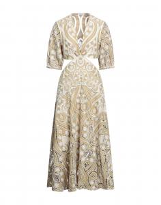 Платье макси Sandro, хаки