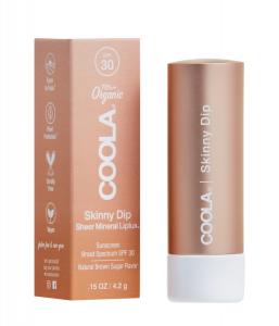 Бальзам для губ COOLA Liplux Tinte Mineral Lip Balm SPF30, Skinny Dip, 4g