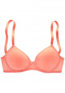 Бюстгальтер-футболка LASCANA, коралл