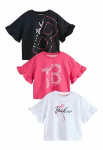 Футболка с принтом Baker By Ted Baker, Black Pink