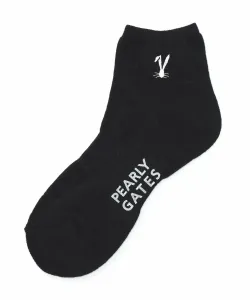 Короткие носки с логотипом в ромбик (мужские) Pearly Gates, цвет Navy