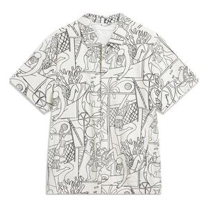 Рубашка с принтом по всей поверхности Li-Ning, белый