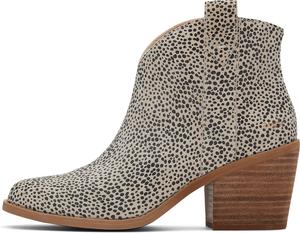 Женские ботильоны TOMS Constance, Sahara Mini Cheetah Suede