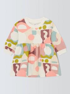 Детское платье-толстовка с принтом John Lewis, Multi