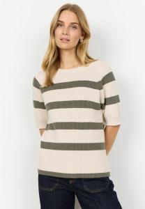 Футболка с принтом SC-KANITA STRIPE 19 Soyaconcept, зеленый