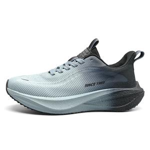 AOKANG Амортизирующие дышащие низкие беговые кроссовки мужские Ice Lake Blue [Gradient Bearbrick], цвет Ice Lake Blue[Gradient Bearbrick]