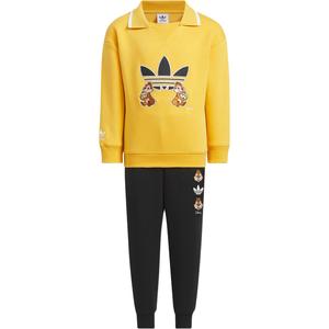 Детский спортивный костюм Disney Adidas Originals, желтый+черный, возраст 3-7 лет