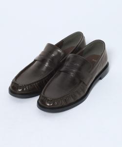 Лоферы со сборками Jeanasis, цвет Dark Brown(58)