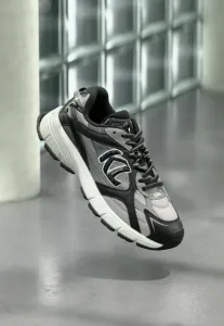 Кроссовки с боковой отделкой orion Karl Lagerfeld, Black/Mid Grey