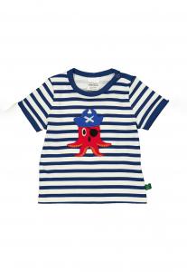 Футболка с принтом BEKLEIDUNG Fred's World by Green Cotton, темно-синий