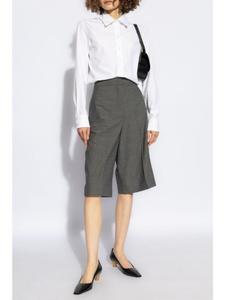 Fabiana Filippi украшенная рубашка с длинными рукавами, белый