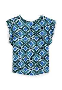 Блуза FANTASIA GEOMETRICA Calliope, темно-зеленый