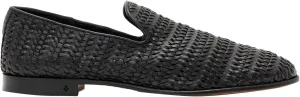 Мужские лоферы John Varvatos Venice Woven Slip-On, черный