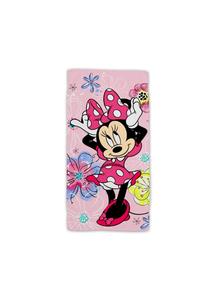 Детское банное полотенце Disney Minnie Mouse из хлопка фротте премиум, разноцветное 70x140 см