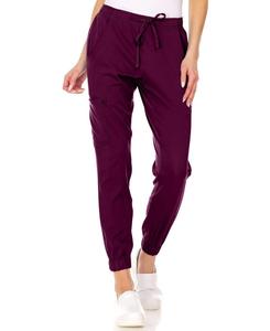 Брюки-джоггеры Leah Plus Size с пятью карманами, эластичные, желтые, размер 3XL Medichic, Wine