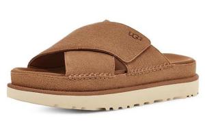 Замшевые шлепанцы Goldenstar Cross Ugg