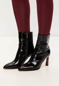 Классические ботильоны Cesare Gaspari, металлик черный