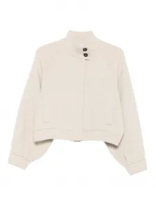 Куртка с высоким воротником Brunello Cucinelli, нейтральный