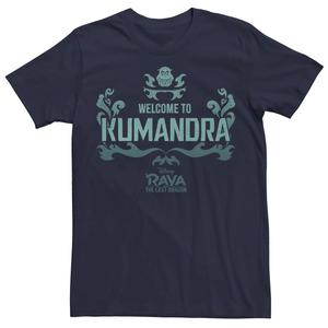 Мужская футболка Disney Raya And The Last Dragon Добро пожаловать в Kumandra Tee