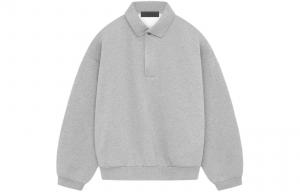 Рубашка поло мужская светло-серая Fear Of God Essentials, серый