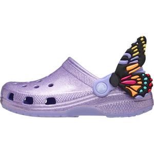 Crocs Классические клоги устойчивые к истиранию низкие детские сандалии Purple для детей 3-7 лет