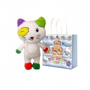 Плюшевая игрушка Little Monster Big Ears кошка котенок кукла плюшевая кукла высота 30см LALABABY