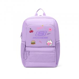 Большой женский рюкзак из полиэстера разноцветный Skechers, лаванда