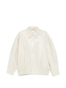 Пиджак Aston на пуговицах с воротником Agolde, бежевый