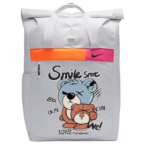 Nike Тканевый рюкзак с принтом унисекс белый, Pullover Bear