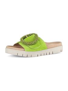 Gabor Классические зеленые мюли