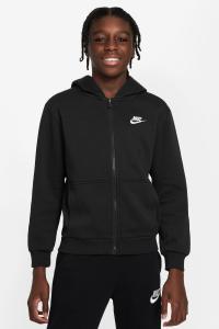Толстовка Club на молнии из флиса Nike, черный