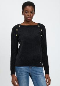 Джемпер INFLUENCER FLUFFY BEJEWELED, Black